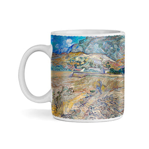 Van Gogh Enclosed Field with Peasant 11oz Ceramic Coffee Mug