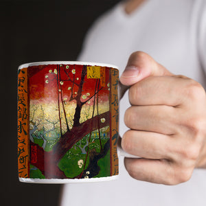 Van Gogh Flowering Plum Orchard After Hiroshige 1887 11oz Ceramic Coffee Mug