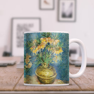 Van Gogh Fritillaries in a Copper Vase 1887 11oz Ceramic Coffee Mug