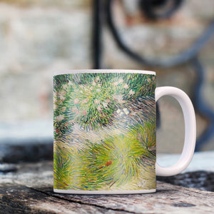 Van Gogh Grass and butterflies 11oz Ceramic Coffee Mug