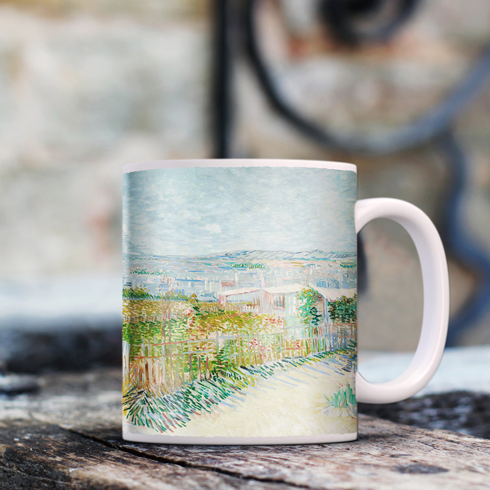 Van Gogh Montmartre, behind the Moulin de la Galette 11oz Ceramic Coffee Mug