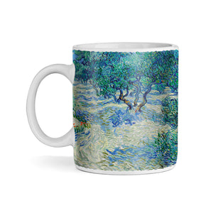 Van Gogh Olive Trees with the Alpilles in the Background 11oz Ceramic Coffee Mug