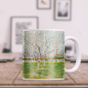 Van Gogh Orchard in Blossom (Plum Trees) 11oz Ceramic Coffee Mug