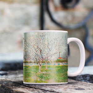 Van Gogh Orchard in Blossom (Plum Trees) 11oz Ceramic Coffee Mug