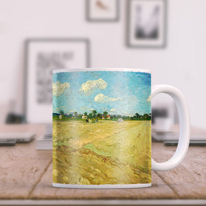 Van Gogh Ploughed fields 11oz Ceramic Coffee Mug