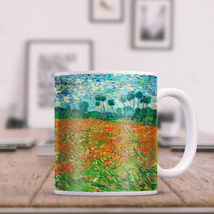 Van Gogh Poppy field 11oz Ceramic Coffee Mug