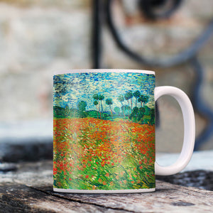 Van Gogh Poppy field 11oz Ceramic Coffee Mug