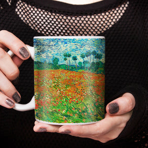 Van Gogh Poppy field 11oz Ceramic Coffee Mug