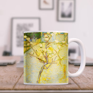 Van Gogh Small pear tree in blossom 11oz Ceramic Coffee Mug