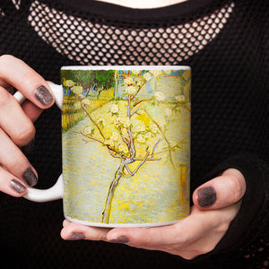 Van Gogh Small pear tree in blossom 11oz Ceramic Coffee Mug