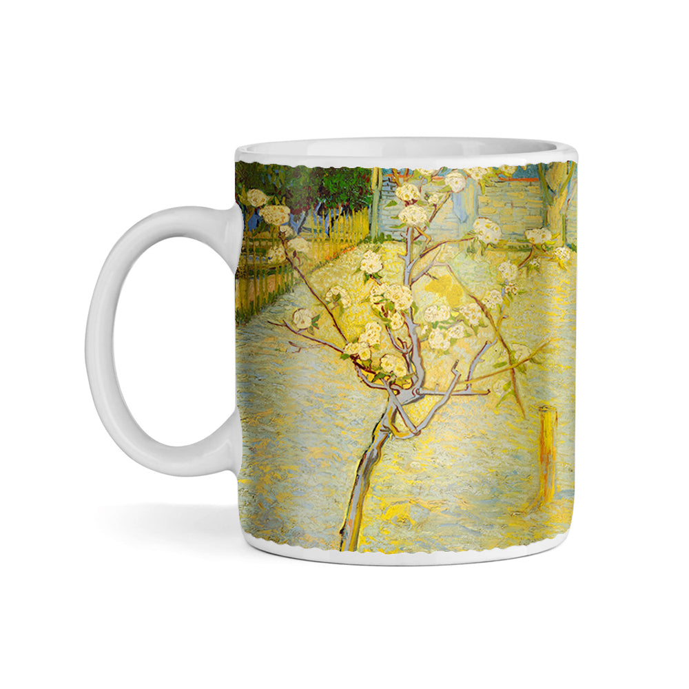Van Gogh Small pear tree in blossom 11oz Ceramic Coffee Mug