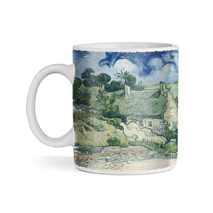 Van Gogh Thatched Cottages at Cordeville 11oz Ceramic Coffee Mug