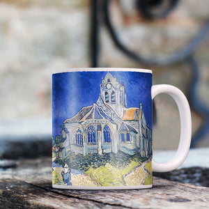 Van Gogh The Church in Auvers 11oz Ceramic Coffee Mug