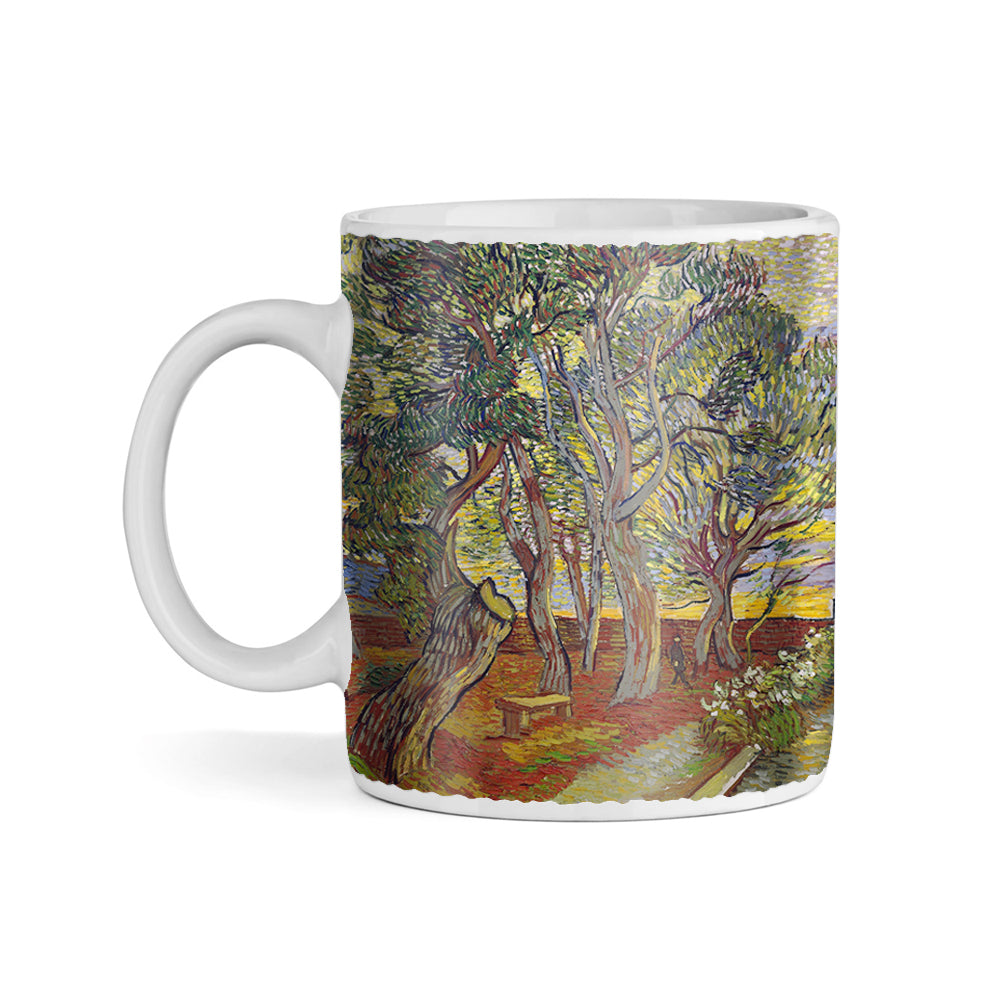 Van Gogh The Garden bench at Saint Pauls Hospital 11oz Ceramic Coffee Mug