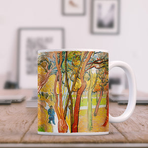 Van Gogh The Garden of Saint Pauls Hospital 11oz Ceramic Coffee Mug
