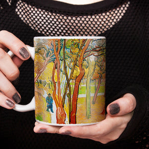 Van Gogh The Garden of Saint Pauls Hospital 11oz Ceramic Coffee Mug