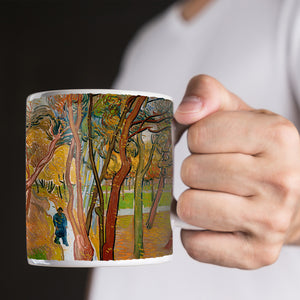 Van Gogh The Garden of Saint Pauls Hospital 11oz Ceramic Coffee Mug