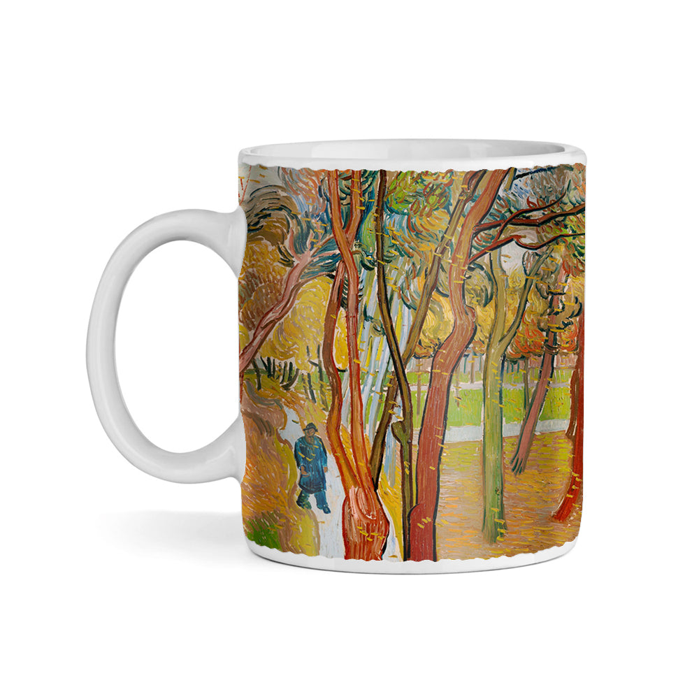 Van Gogh The Garden of Saint Pauls Hospital 11oz Ceramic Coffee Mug