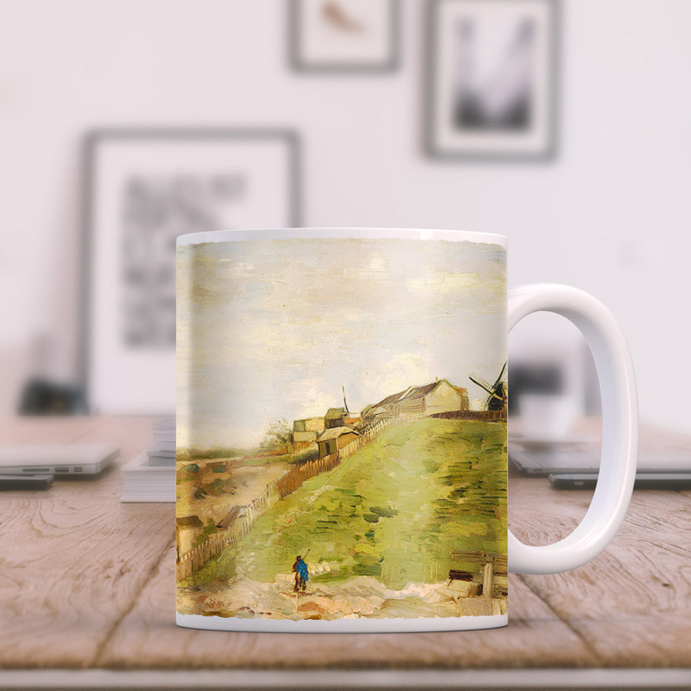 Van Gogh The Hill of Montmartre with Stone Quarry 11oz Ceramic Coffee Mug
