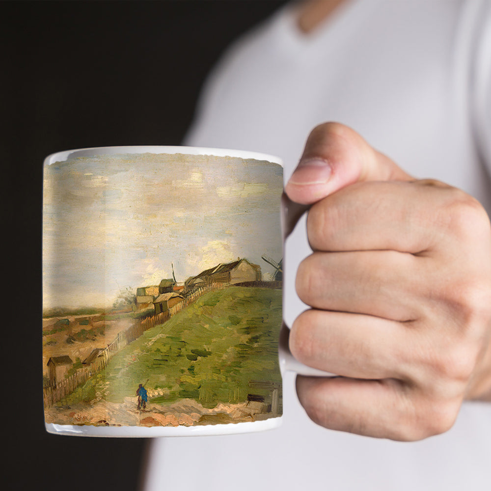 Van Gogh The Hill of Montmartre with Stone Quarry 11oz Ceramic Coffee Mug