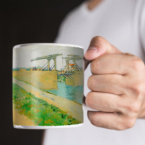 Van Gogh The Langlois Bridge 11oz Ceramic Coffee Mug