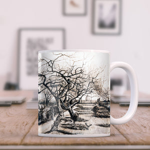 Van Gogh The Parsonage Garden at Nuenen in Winter 11oz Ceramic Coffee Mug