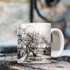 Van Gogh The Parsonage Garden at Nuenen in Winter 11oz Ceramic Coffee Mug