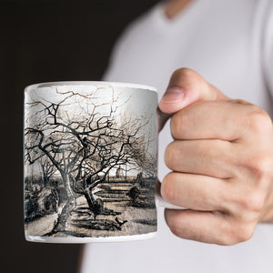 Van Gogh The Parsonage Garden at Nuenen in Winter 11oz Ceramic Coffee Mug