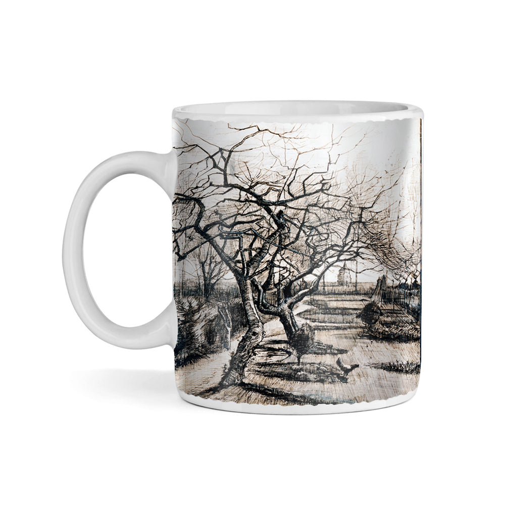 Van Gogh The Parsonage Garden at Nuenen in Winter 11oz Ceramic Coffee Mug