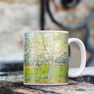 Van Gogh The Pink Orchard 11oz Ceramic Coffee Mug