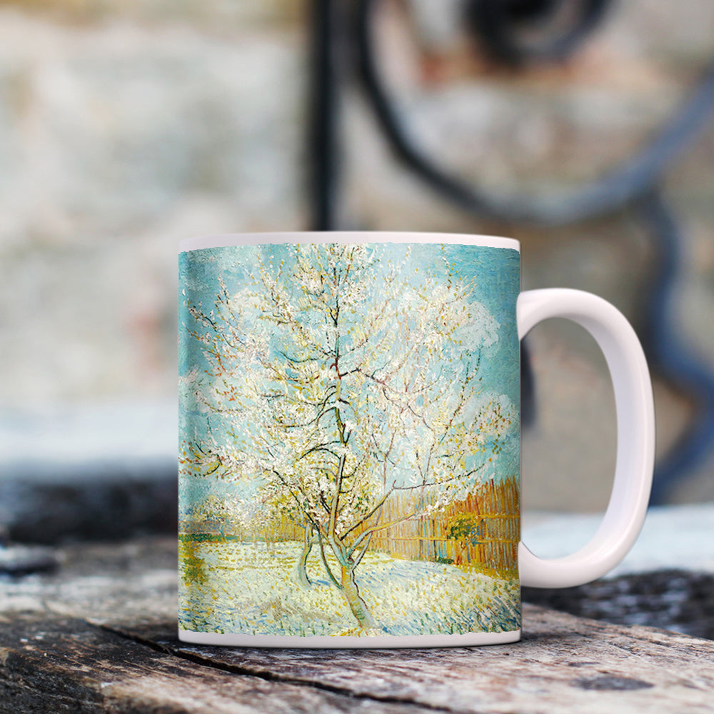 Van Gogh The Pink Peach Tree 11oz Ceramic Coffee Mug
