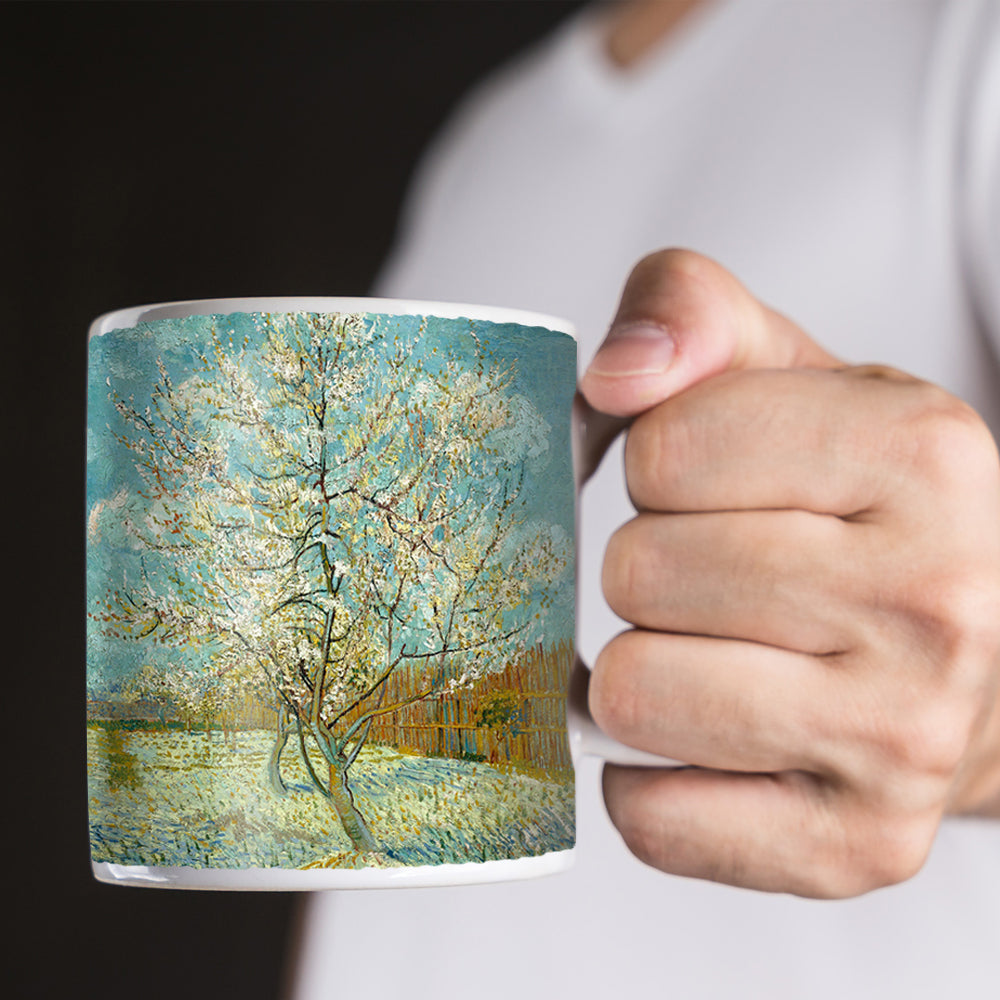 Van Gogh The Pink Peach Tree 11oz Ceramic Coffee Mug
