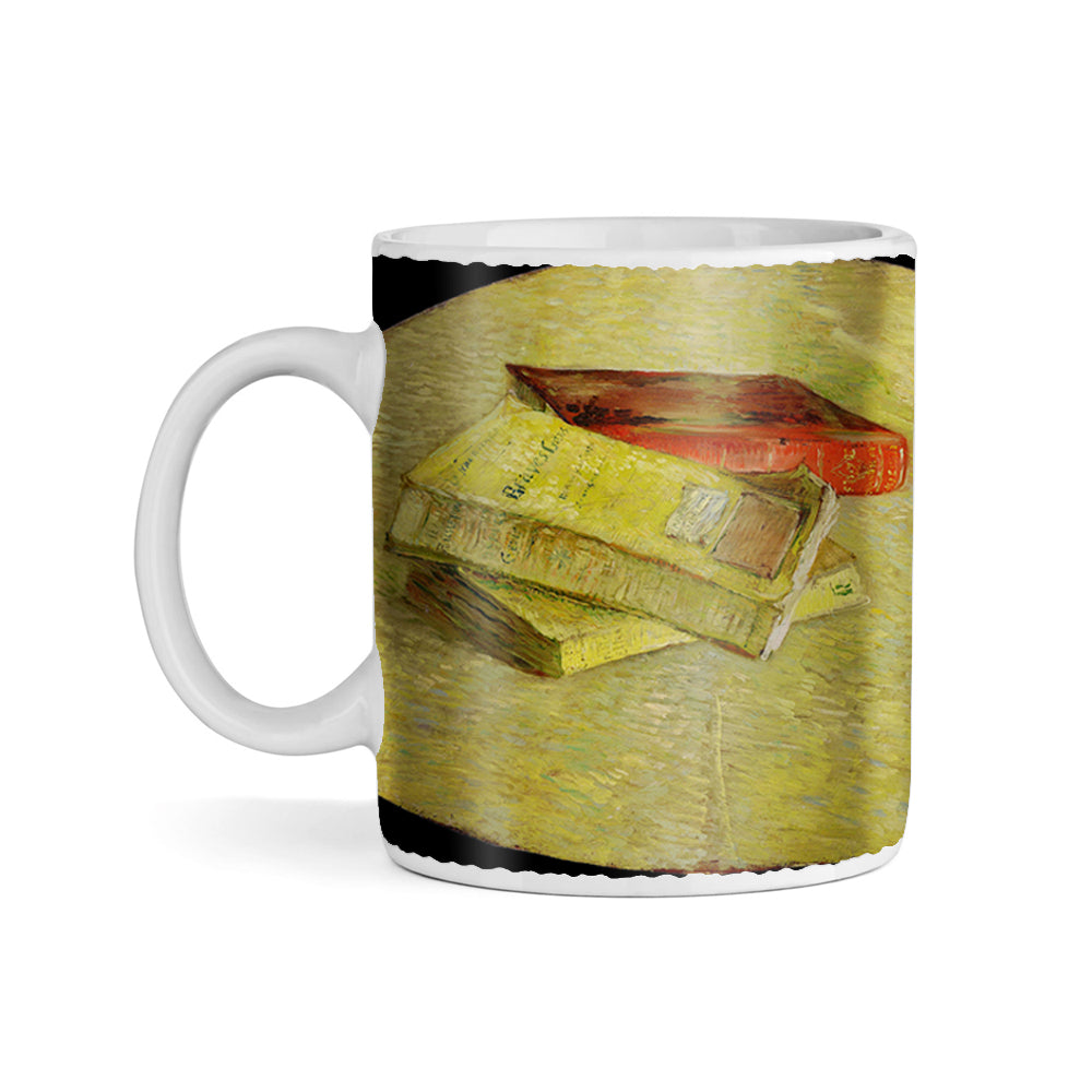 Van Gogh Three Books 11oz Ceramic Coffee Mug