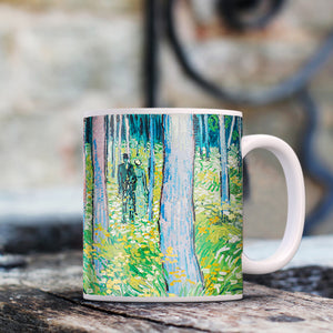 Van Gogh Undergrowth with Two Figures 11oz Ceramic Coffee Mug