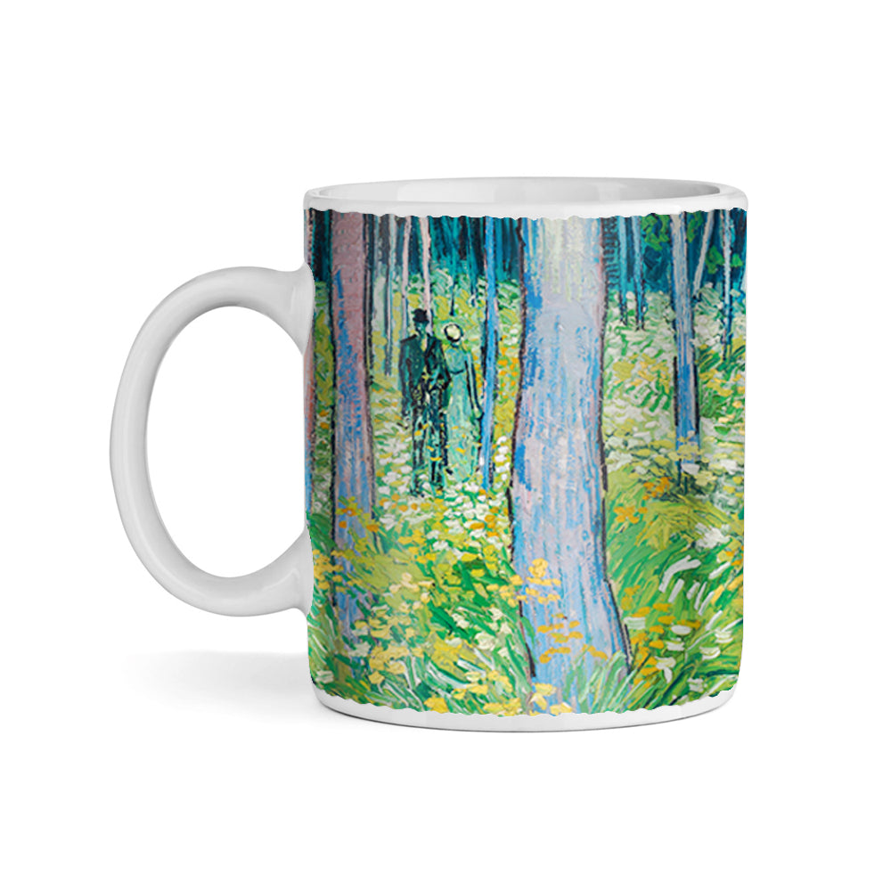 Van Gogh Undergrowth with Two Figures 11oz Ceramic Coffee Mug