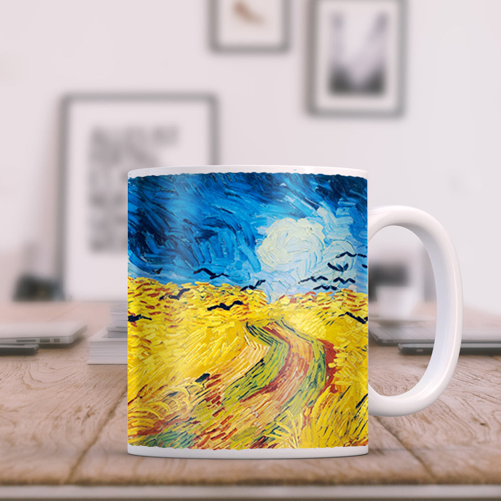 Van Gogh Wheatfield with Crows 11oz Ceramic Coffee Mug