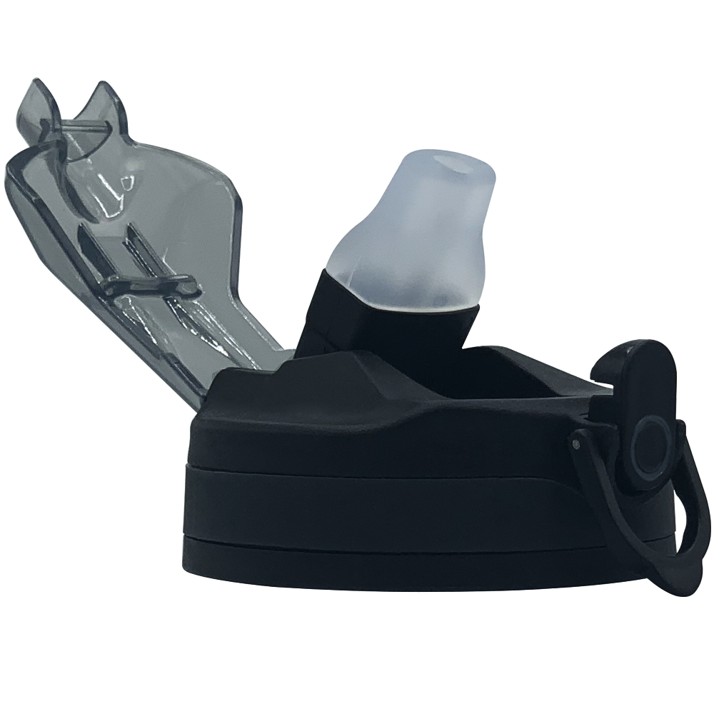 Black Flip Open Straw Lid for 32oz Tritan Water Bottles