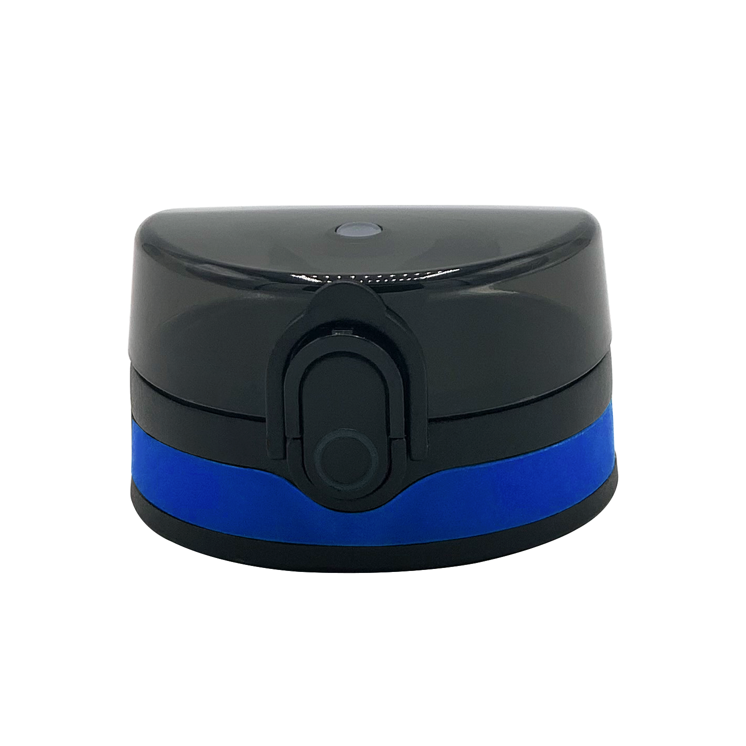 Blue on Black Flip Top Lid for 50oz Tritan Water Bottles