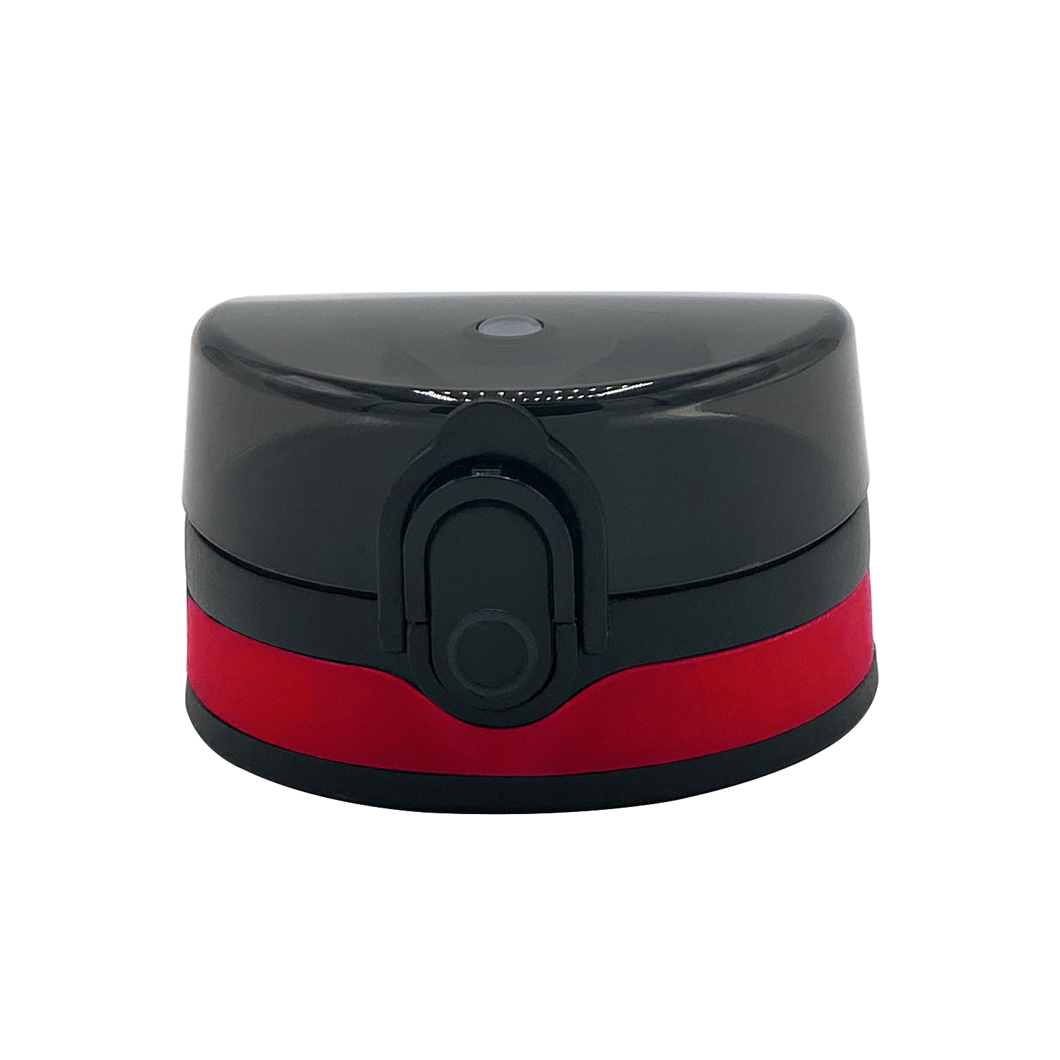 Red on Black Flip Top Lid for 50oz Tritan Water Bottles