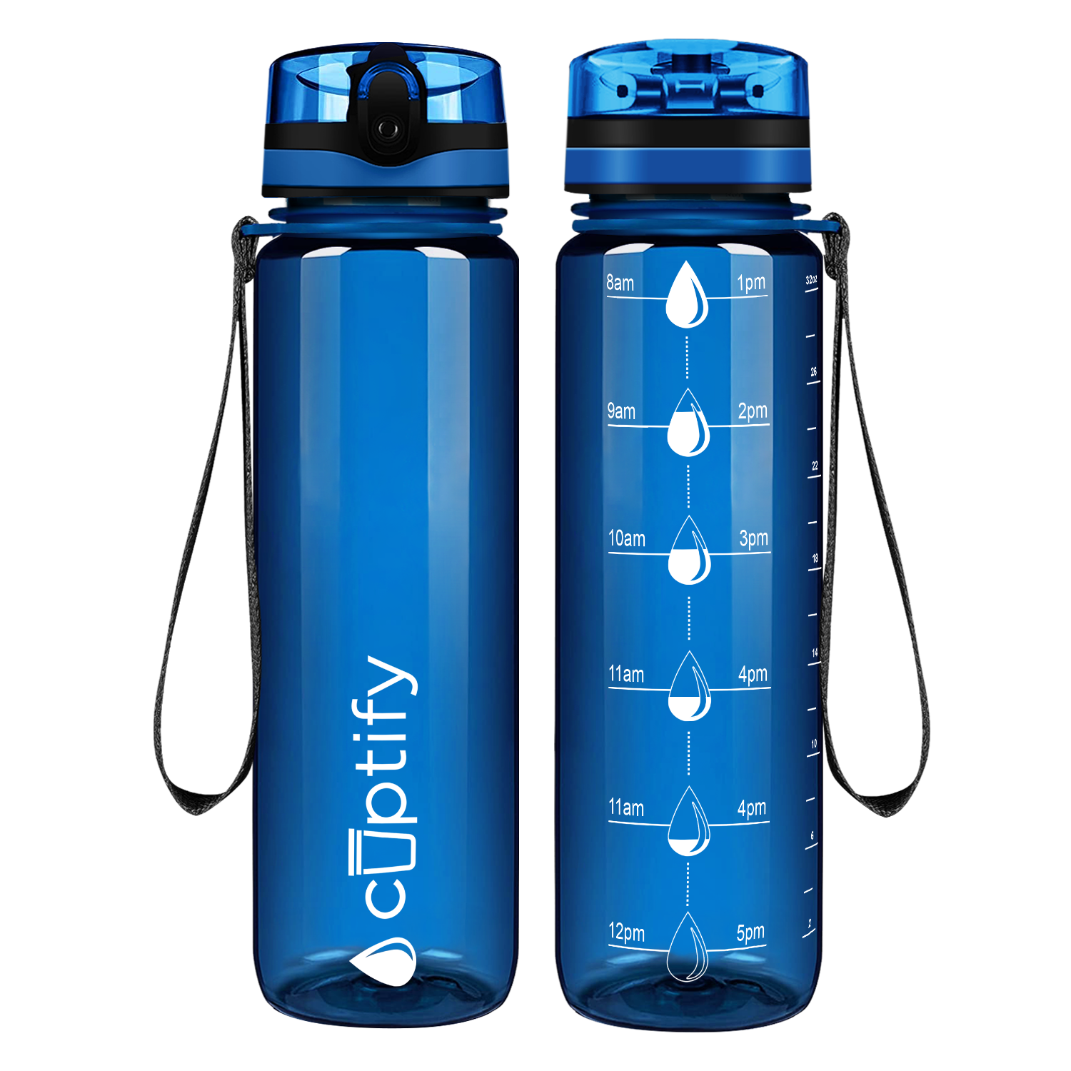 Cuptify Blue Water Bottle