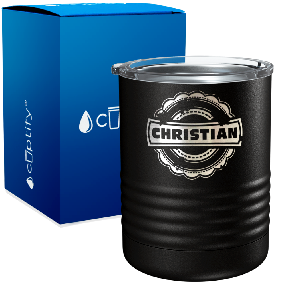 Personalized Asperous Engraved on 10oz Lowball Tumbler