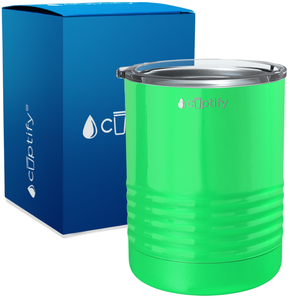 Neon Green Gloss 10oz Lowball Tumbler
