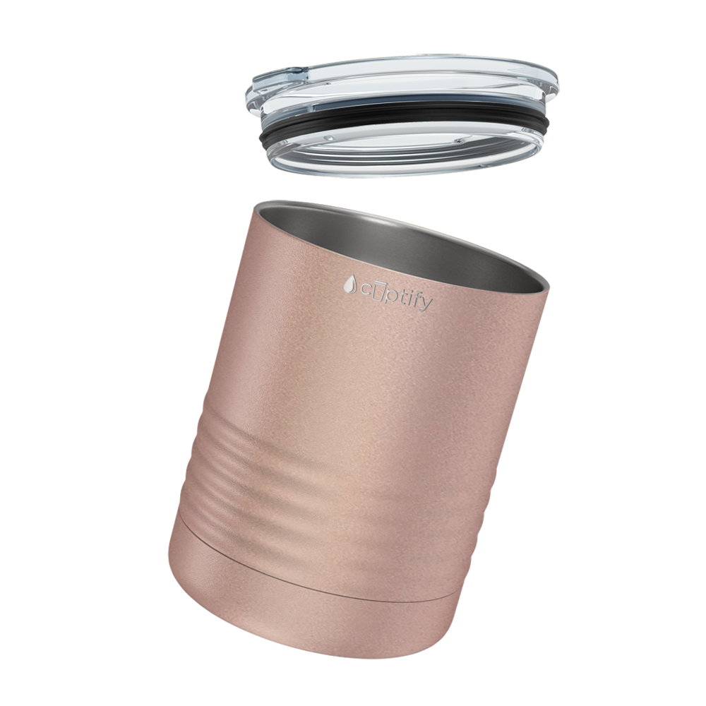 Rose Gold 10oz Lowball Tumbler