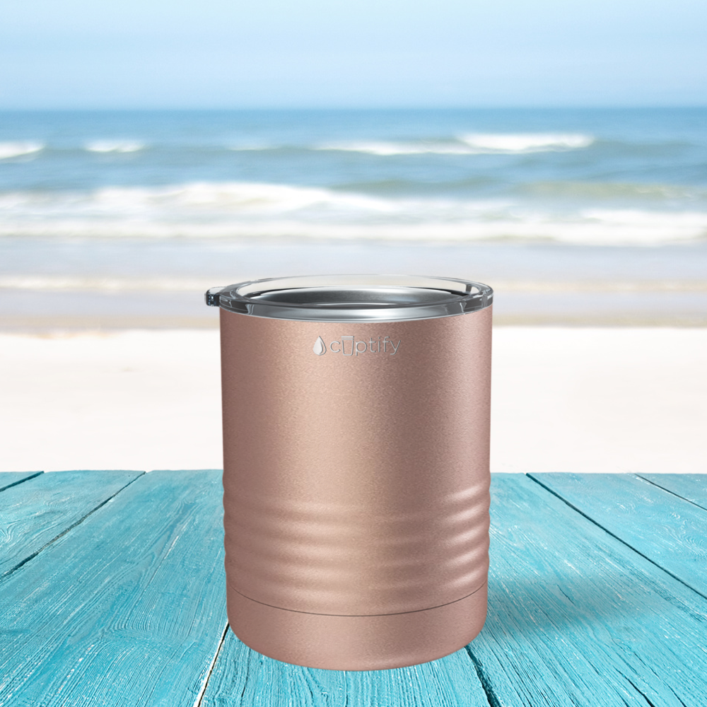 Rose Gold 10oz Lowball Tumbler