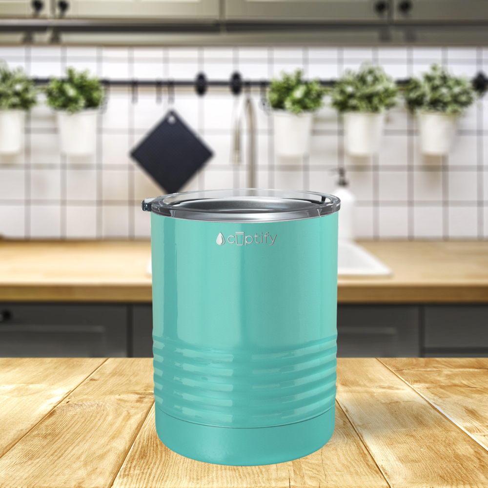 Seafoam Gloss 10oz Lowball Tumbler