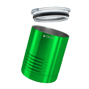 Green Translucent 10oz Lowball Tumbler