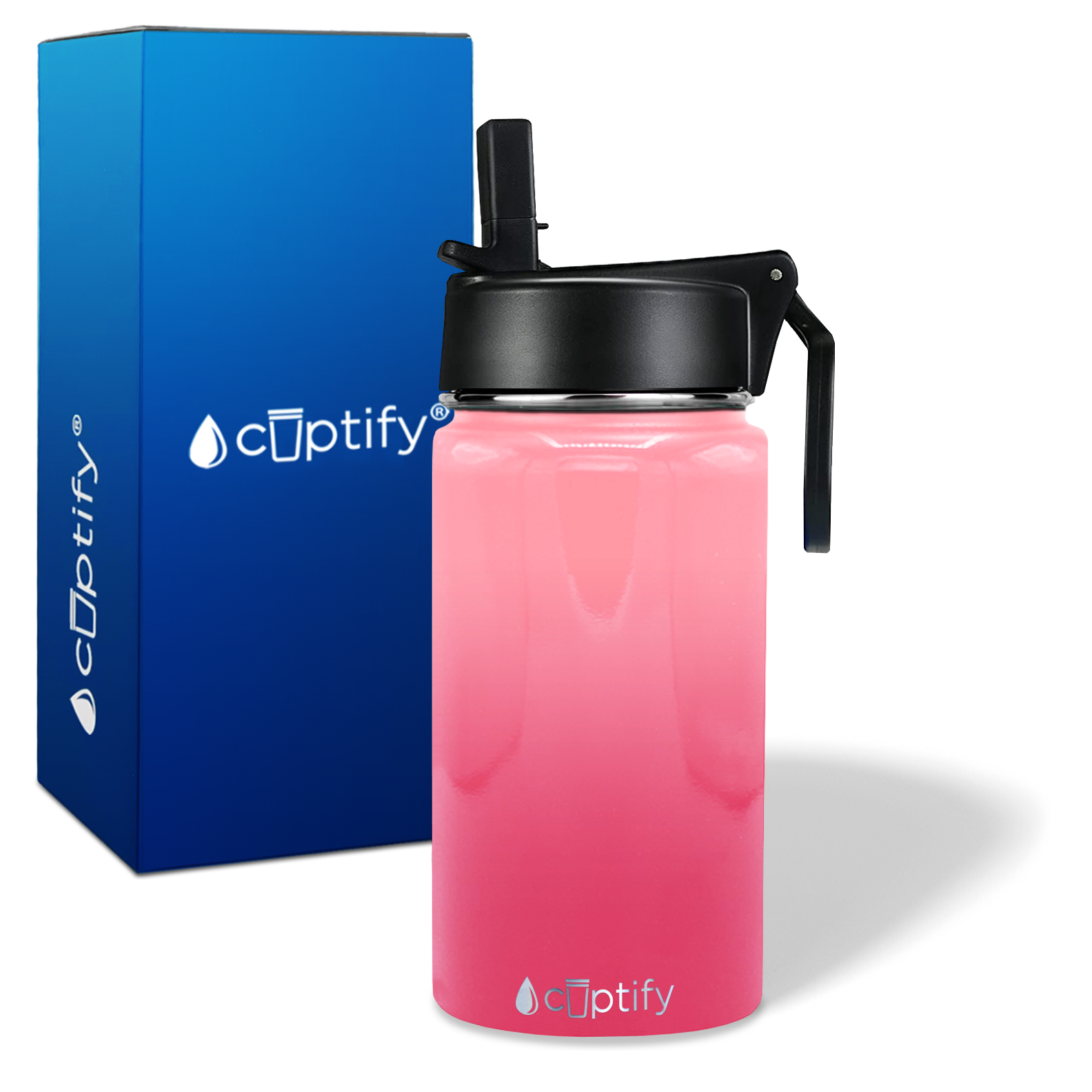 Blossom Ombre 12oz Wide Mouth Water Bottle