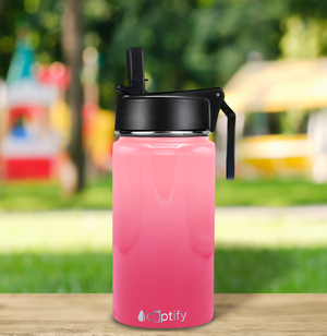 Cuptify Personalized Laser Engraved on Blossom Ombre 12 oz Sports Bottle