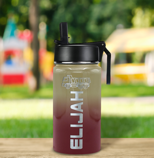 Boys Personalized Florida Ombre 12oz Wide Mouth Water Bottle