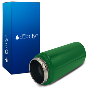 Personalized Green Gloss 12oz Wide Mouth Water Bottle
